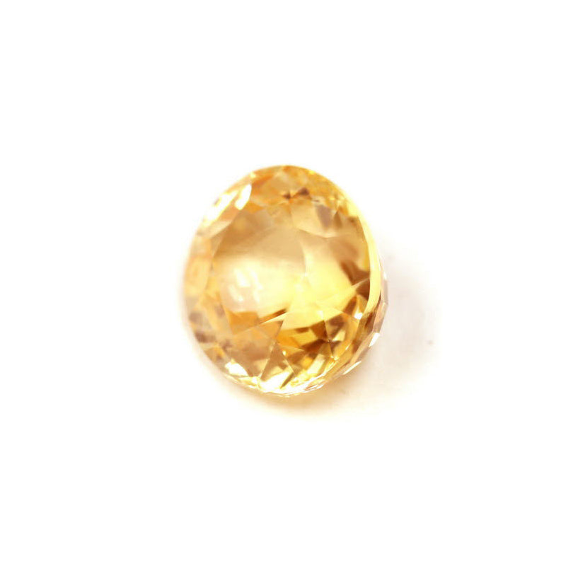 Yellow Sapphire Oval GIA Certified Untreated 4.37 cts.