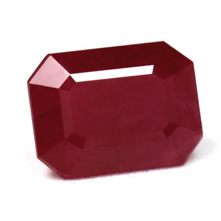 Emerald  Cut Ruby 2.09 cts.