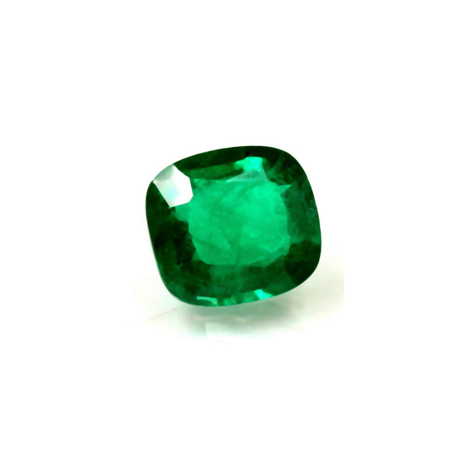 0.89 cts. Emerald Cushion GIA Certified