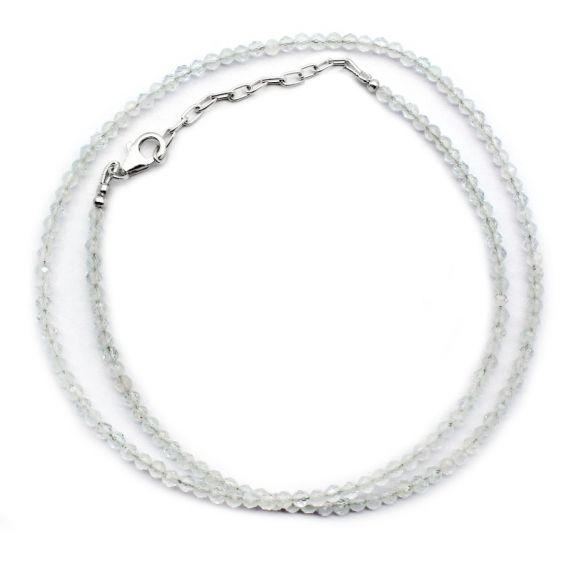 Beaded Aquamarine Necklace